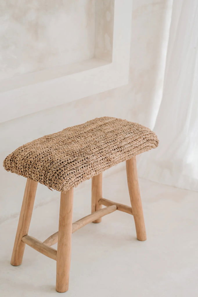 The Raffia Bench- 60 - vivahabitat.com