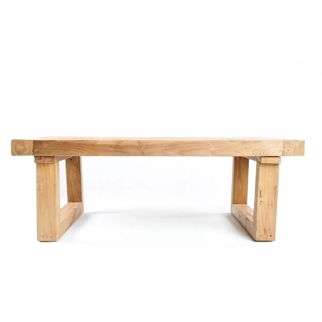 The Reclaimed Teak Coffee Table - Natural - vivahabitat.com