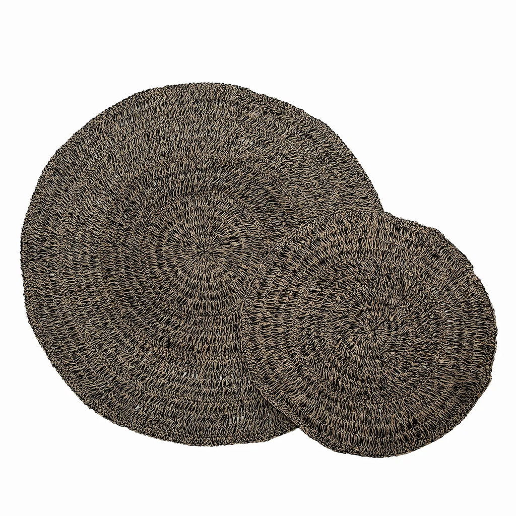 The Seagrass Carpet - Natural Black - 200 - vivahabitat.com