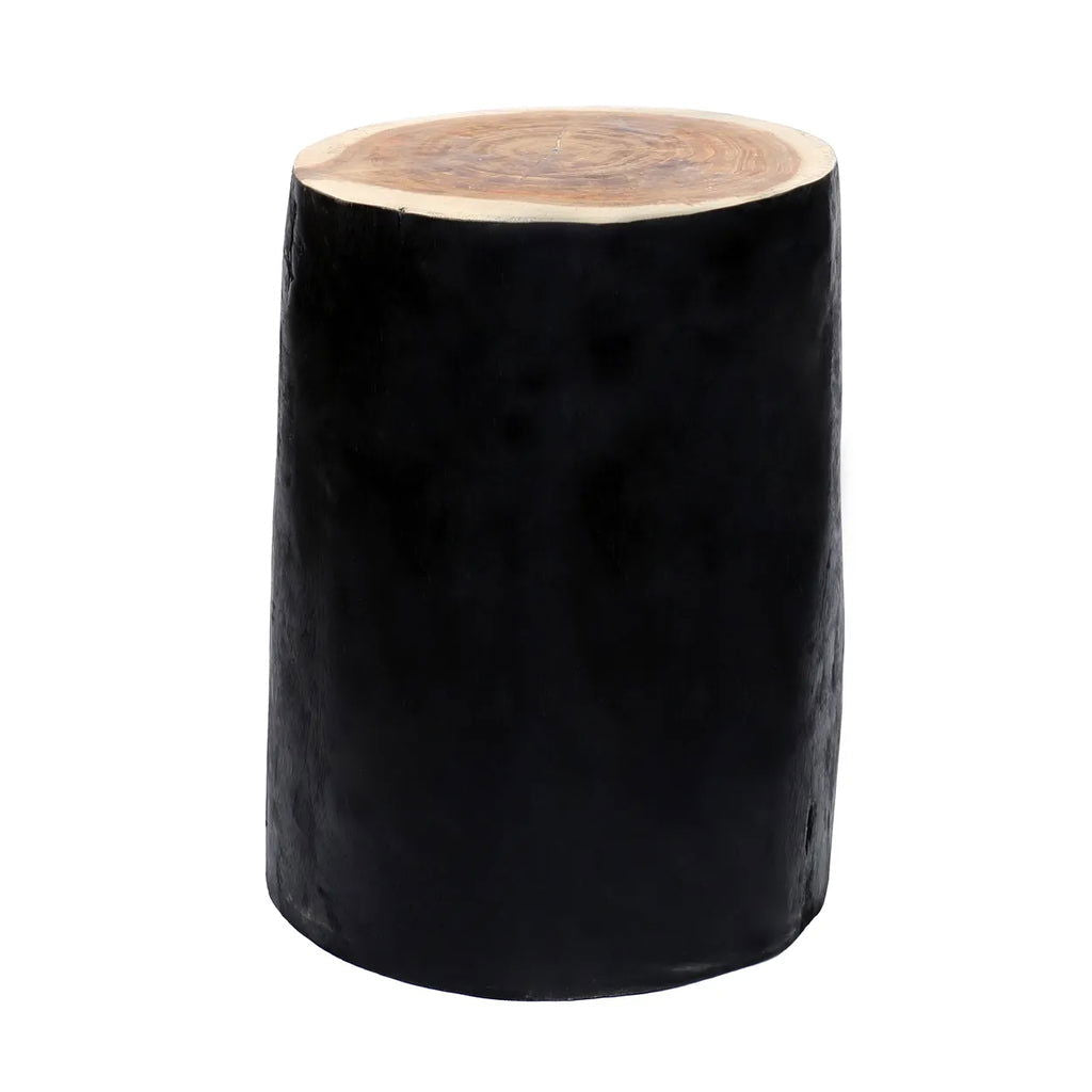 The Tribe Stool - Natural Black - vivahabitat.com