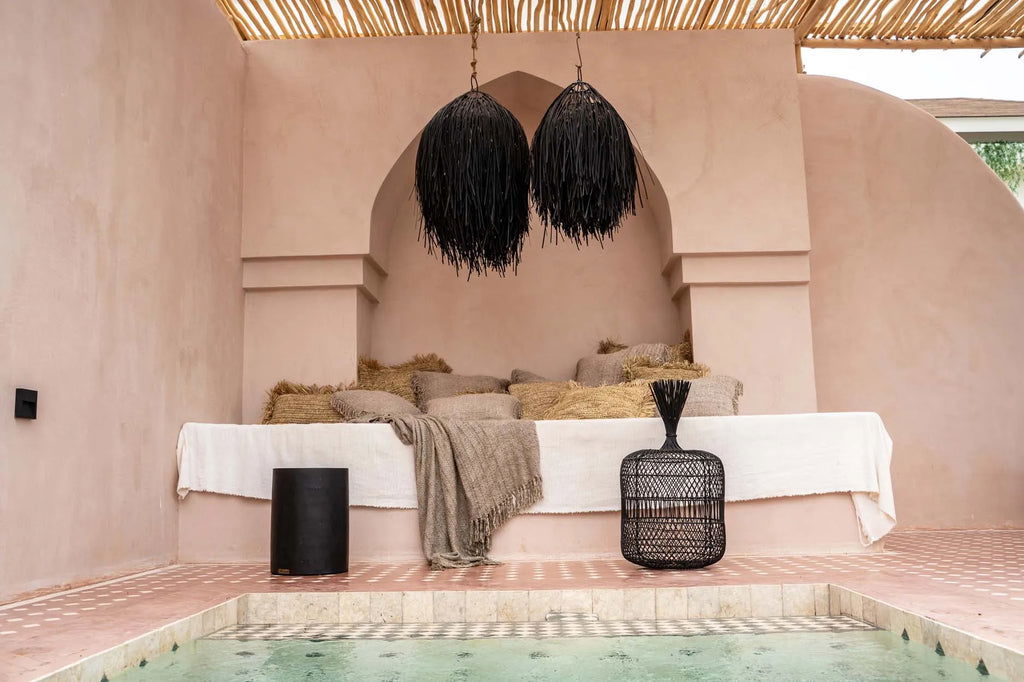 The Tribe Stool - Natural Black - vivahabitat.com