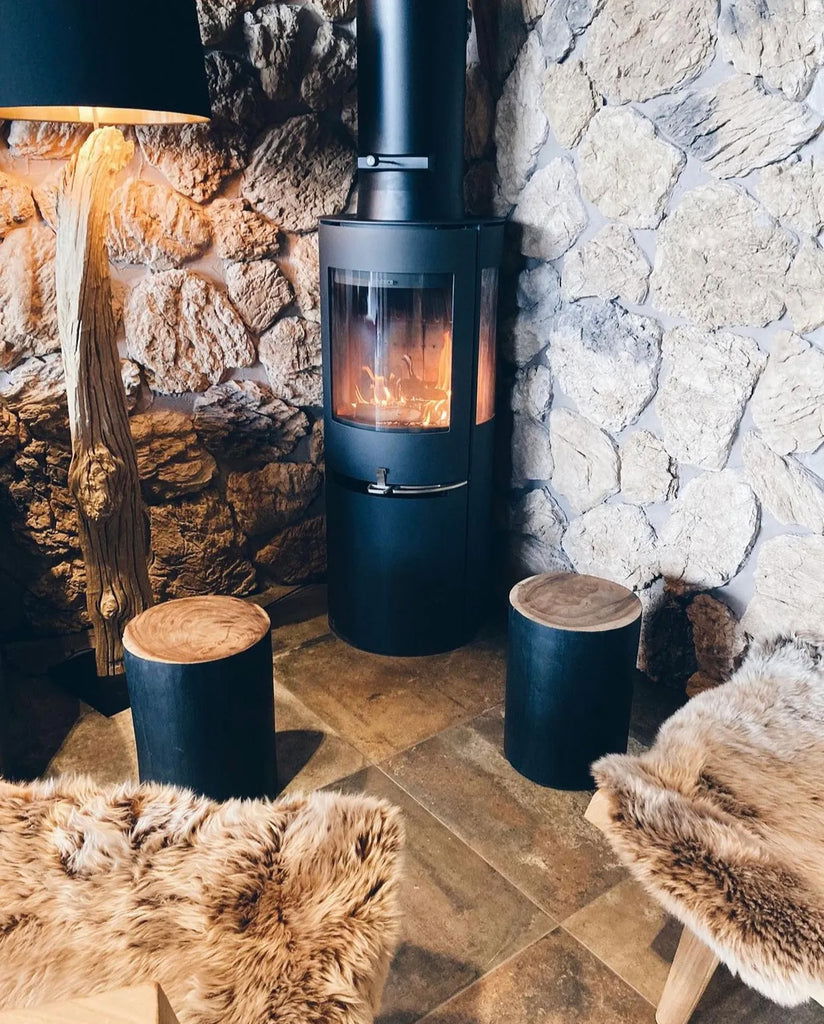 The Tribe Stool - Natural Black - vivahabitat.com