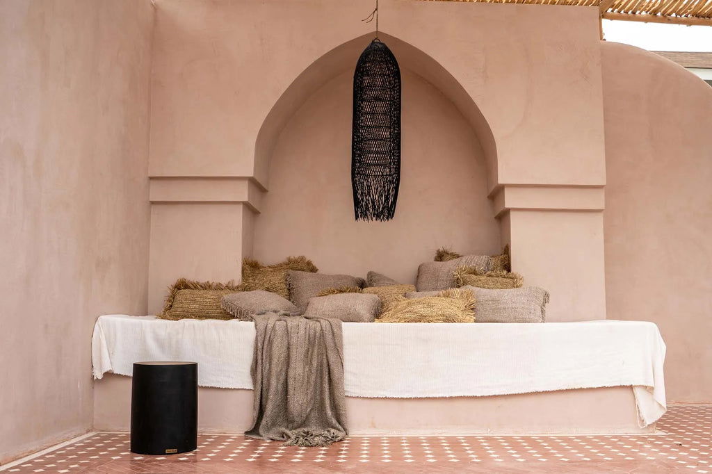 The Tribe Stool - Natural Black - vivahabitat.com