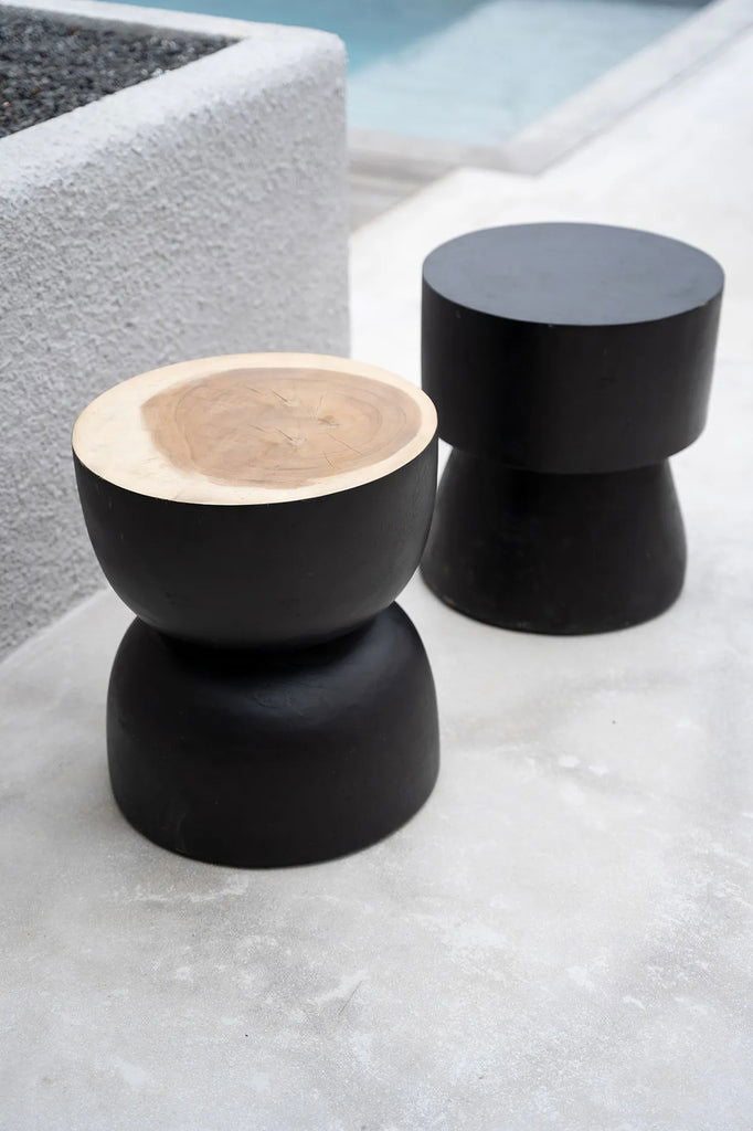 The Warmi Stool - Black - vivahabitat.com