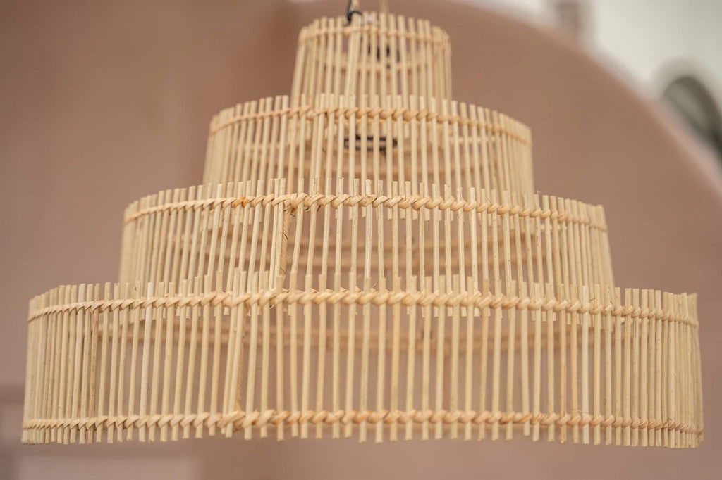 The Wedding Cake Hanging Lamp - Natural - M - vivahabitat.com