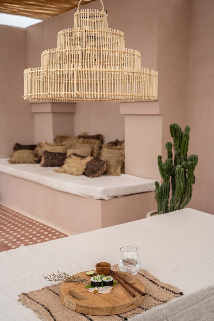 The Wedding Cake Hanging Lamp - Natural - M - vivahabitat.com