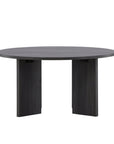 Vind Askerön Sofa Table ⌀80 - Black FSC 100% - vivahabitat.com