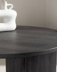 Vind Askerön Sofa Table ⌀80 - Black FSC 100% - vivahabitat.com