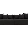 Vind Gillholmen Sofa - Black / Black Boucle - vivahabitat.com
