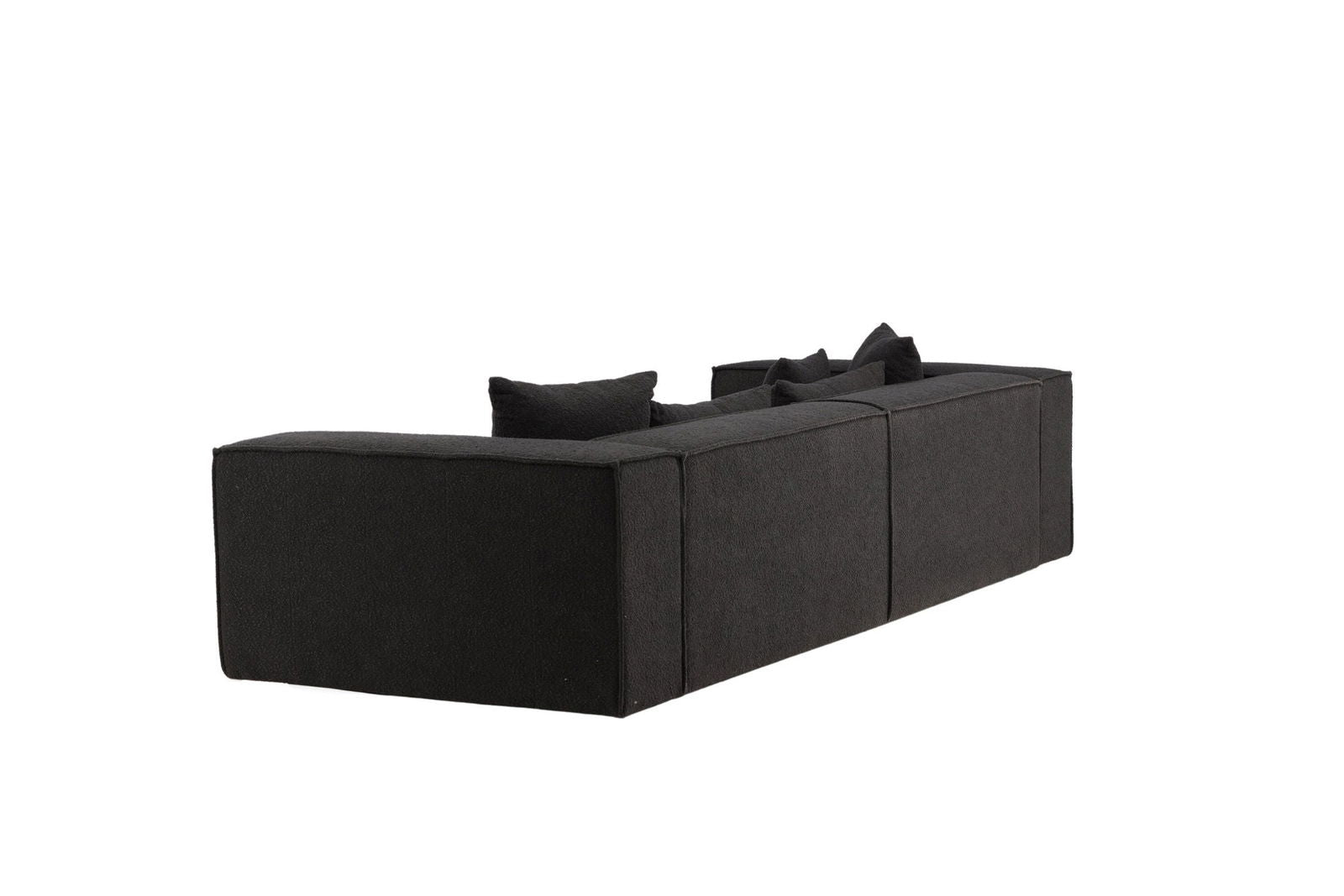 Vind Gillholmen Sofa - Black / Black Boucle - vivahabitat.com