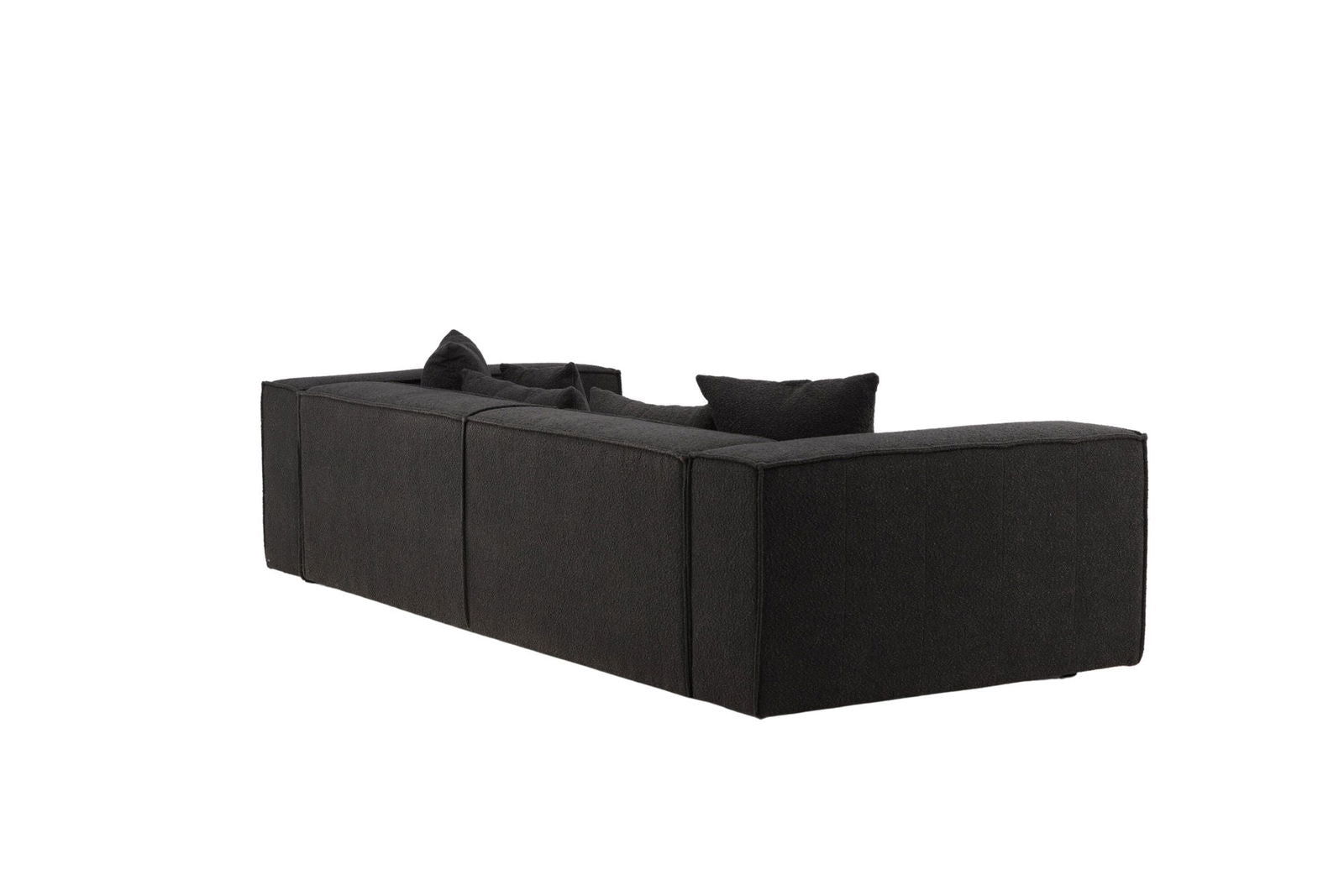 Vind Gillholmen Sofa - Black / Black Boucle - vivahabitat.com