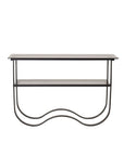 Wavy - Side Table - Black / Black - vivahabitat.com