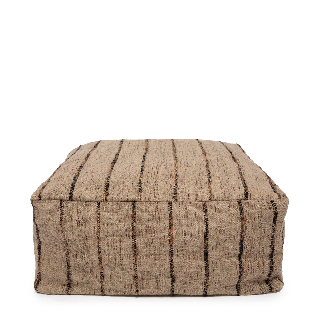Der Oh My Gee Pouf – Beige Schwarz