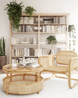 Iconic Rustic Rattan Lounge Chair